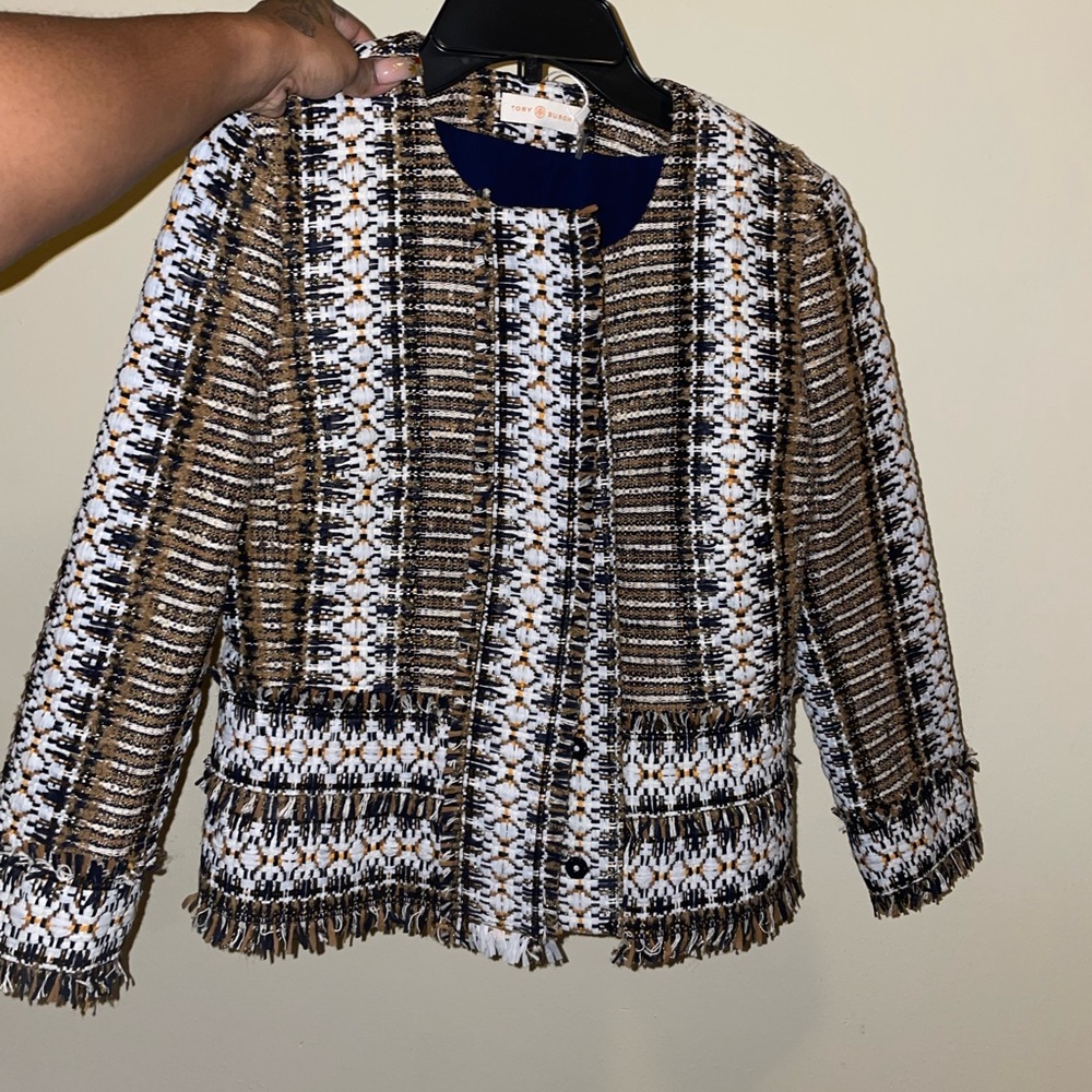 TORY BURCH BLAZER SIZE 4 WOMEN